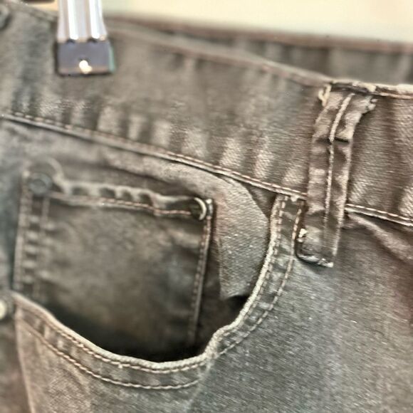 RING OF FIRE Straight Leg Cotton Blend Zipper Pockets Black Jeans.Size 34 X 30 - Picture 6 of 9